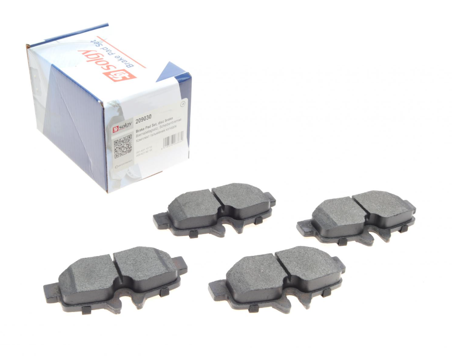 Колодки гальмівні задні MB Vito 639 (2003-2014) с датчиками - SOLGY - Іспанія - 209030, фото 1