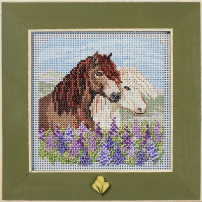 Набір для вишивки від Mill Hill Icelandic Horses / Ісландські коні MH142415