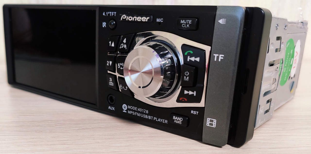 Видео автомагнитола Pioneer 4012D! 2 флешки, Bluetooth, 200W, FM, AUX, КОРЕЯ MP5 + ПУЛЬТ НА РУЛЬ - фото 3 - id-p1122751355