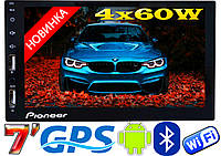 ТОП! Автомагнитола Pioneer MC-7049A, экран 7', 2DIN GPS, Android10, 16 GB,2USB,WIFI,FM,BT навигация КОРЕЯ!