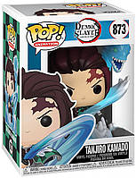 Фигурка Фанко Поп Funko Pop Клинок рассекающий демонов Demon Slayer Танджиро Камадо Tanjiro Kamado 10 см №873