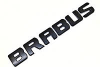 Надпись Brabus Эмблема Mercedes-Benz Черный матовый