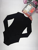Модное и теплое женское термо- боди Doreanse 12455 доренс 2ХЛ черного цвета