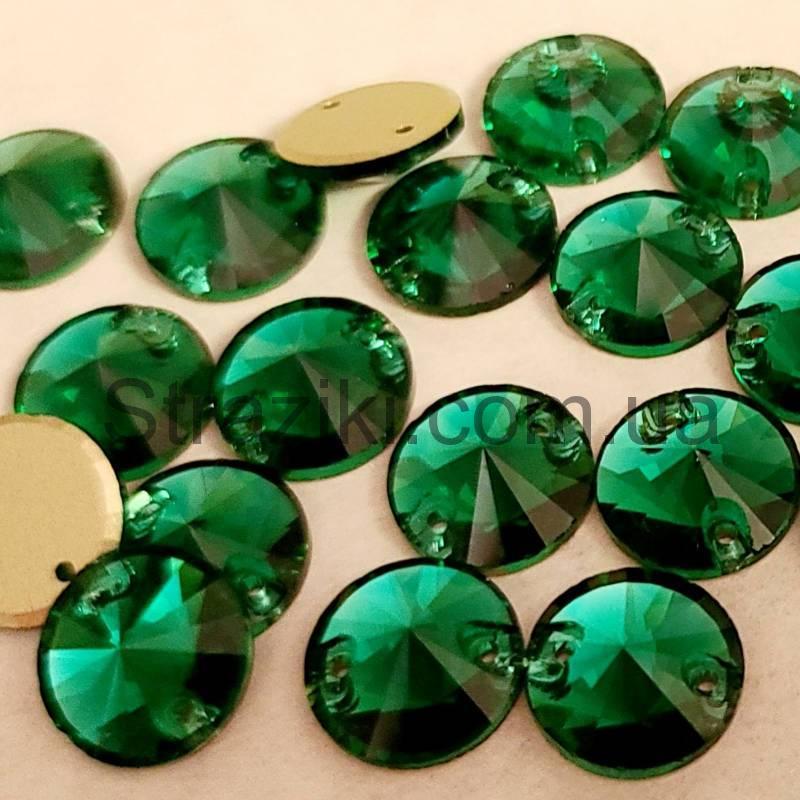 12mm ріволі Premium Emerald 1шт