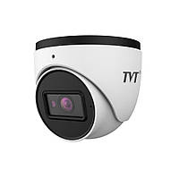 IP-відеокамера 5Mp TVT TD-9554E3B-A (D/PE/AR2) f=2.8mm з мікрофоном (77-00343)