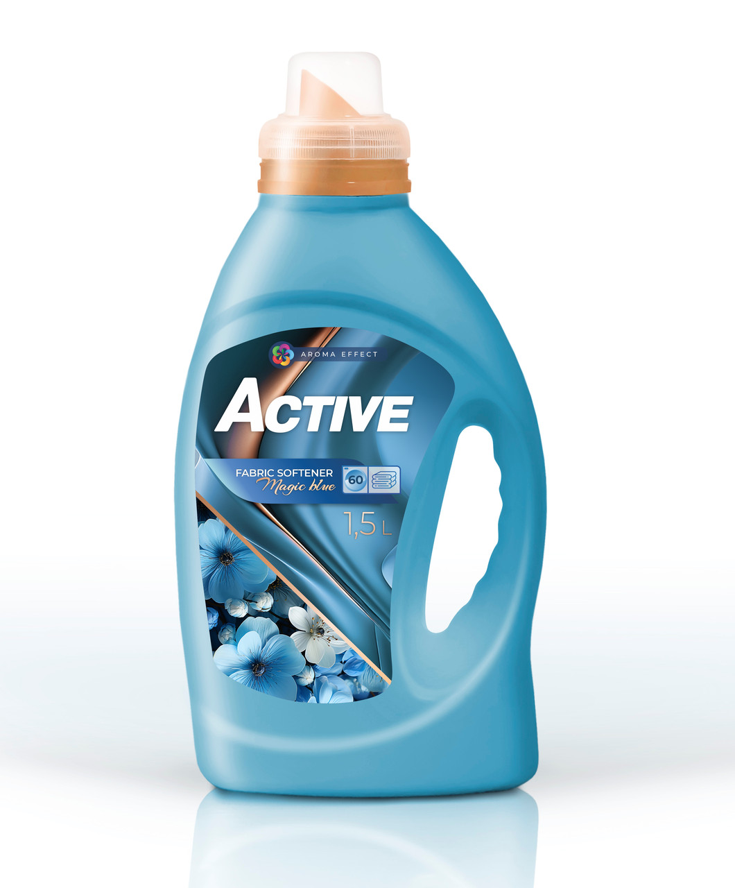 Кондиціонер-ополіскувач Active Magic Blue на 60 прань 1,5л