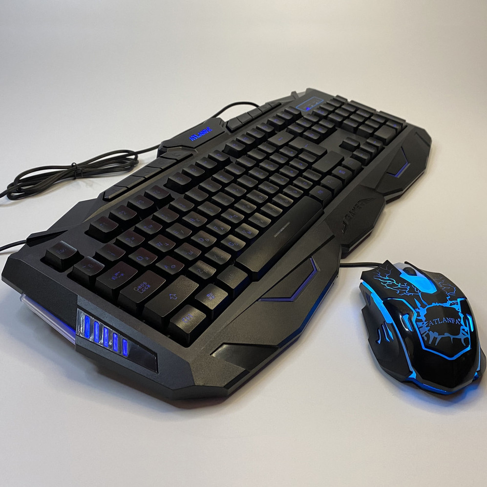 Ігрові клавіатури Gaming keyboard безшумна провідна миша ігровий комплект для геймера PMX