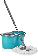 Набір для прибирання Eco Fabric (швабра і відро 13 л з віджимом) Бірюзовий (EH-121T)