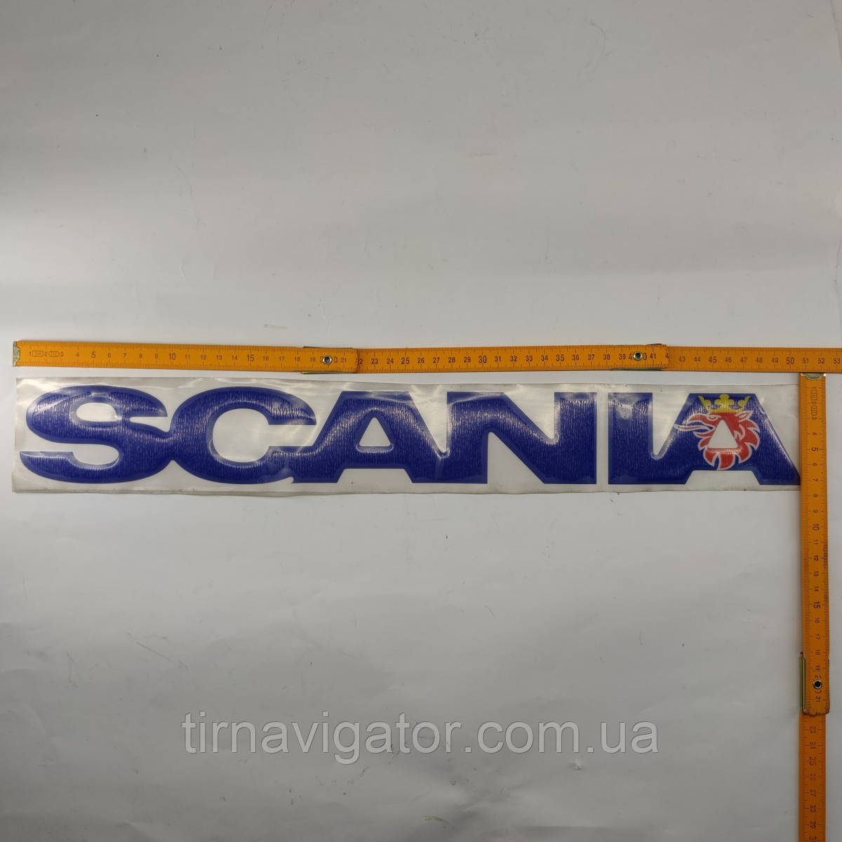 Наклейка SCANIA 500х60мм декоративна (об'ємна)