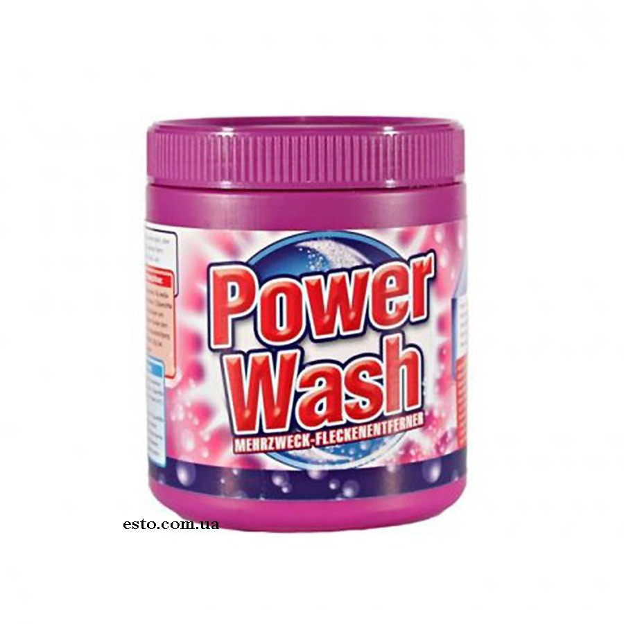 Power Wash пятновыводитель для тканей порошковый 600 гр - фото 1 - id-p784319055