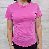 Футболка жіноча рожева розміри з 46 по 54