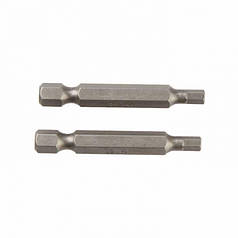 Біти S2 шестигранні 3х50 мм, 2 шт блістер SCK