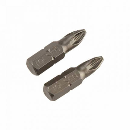 Біти S2A хрестові PZ 1х25 мм, 2 шт блістер SCK, фото 1