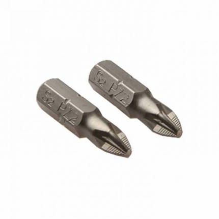 Біти S2A хрестові PZ 1х25 мм, 2 шт блістер SCK, фото 2