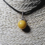 Кулон підвіска 100% натуральний Янтар вага 1,3 г, фото 2