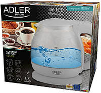 Электрочайник Adler AD 1283C (1 л, 1100Вт, 360° уровень воды) чайник | електрочайник (Гарантия 12 мес)