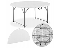 Стол круглый 152 см фуршетный банкетный GoodGarden столик пластиковый для бара, сада, кейтеринга