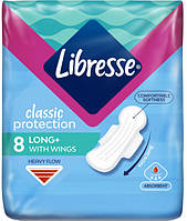 Гігієнічні прокладки Libresse Classic Protection Long Soft 8 шт (7322541233512)