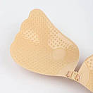 Бюстгальтер-невидимка Fly Bra з ефектом Push Up, Силіконовий бюстгальтер, Флай бра без бретелів Бежевий, B, фото 2