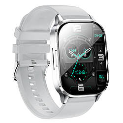 Смарт годинник спортивний з підтримкою дзвінків Smart Watch BOROFONE BD8 Срібний