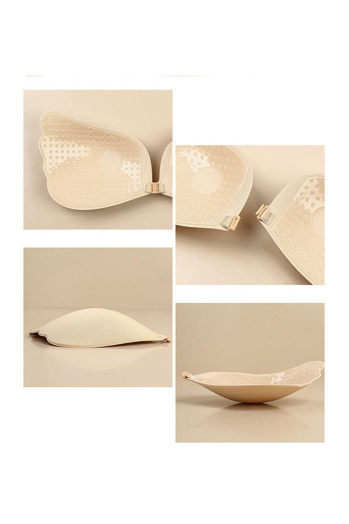 Бюстгальтер-невидимка Fly Bra з ефектом Push Up, Силіконовий бюстгальтер, Флай бра без бретелів Бежевий, B, фото 1