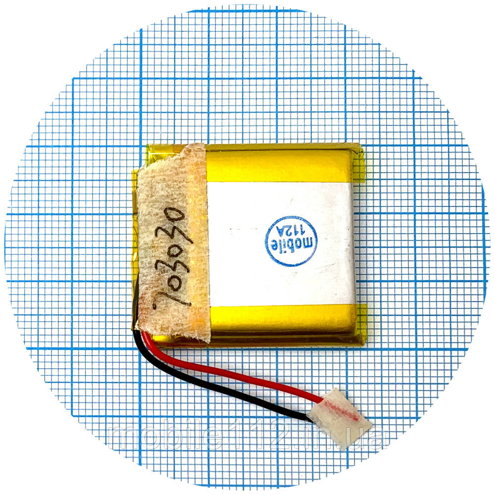 Акумулятор (батарея) універсальний 703030 31,5 х 30,5 х 7 мм 600 mAh 3.7V, фото 1