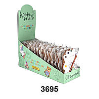 Набір пряників-розмальовок медово-імбирних "Крафт Печиво", шоу-бокс, 85 г/шт, 14 шт/уп