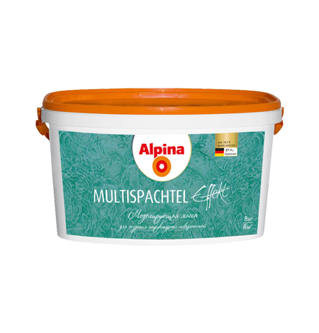 Декоративна шпаклівка інтер'єрна акрилова матова Alpina "Multispachtel Effect" Біла, 16 кг., фото 1