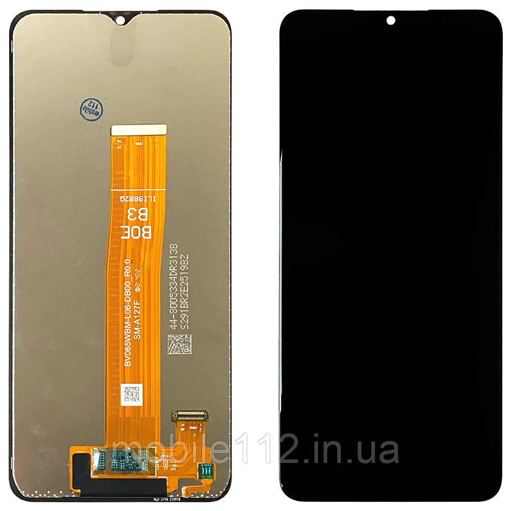 Екран (дисплей) Samsung Galaxy A02 A022F, M12 M127F, A12 A125F, A12s A127F з тачскріном SM-A127F BV065WBM-L06-DB00_R0.0 оригінал
