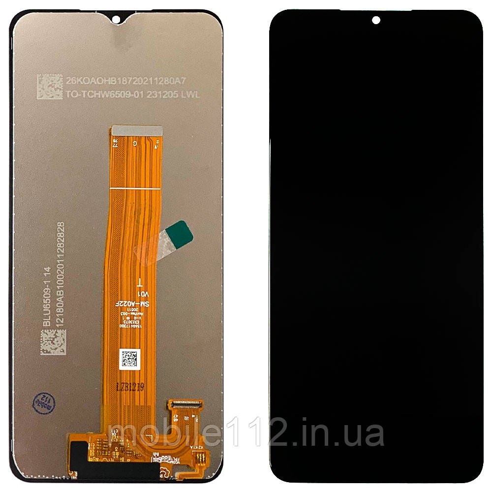 Дисплей (екран) Samsung Galaxy A02 A022F, M12 M127F, A12 A125F, A12s A127F з тачскріном (SM-A022F V01), фото 1