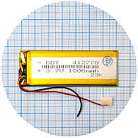 Аккумулятор (батарея) универсальный 412770 72 х 27 х 4 мм 1000 mAh 3.7V