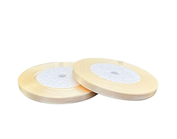 Атласна стрічка "Айворі", 6 мм. (23 метри)