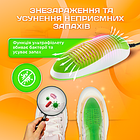 Електросушарка для взуття Електрична сушарка з ультрафіолетом і таймером вимкнення SBTR (SHDR-788), фото 5