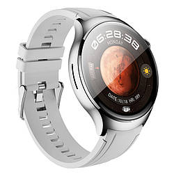 Смарт годинник спортивний з підтримкою дзвінків Smart Watch BOROFONE BD7 Срібний