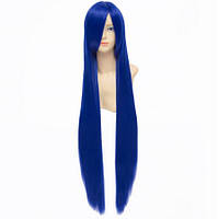 Длинные синие парики RESTEQ - 100см, прямые волосы, косплей, аниме