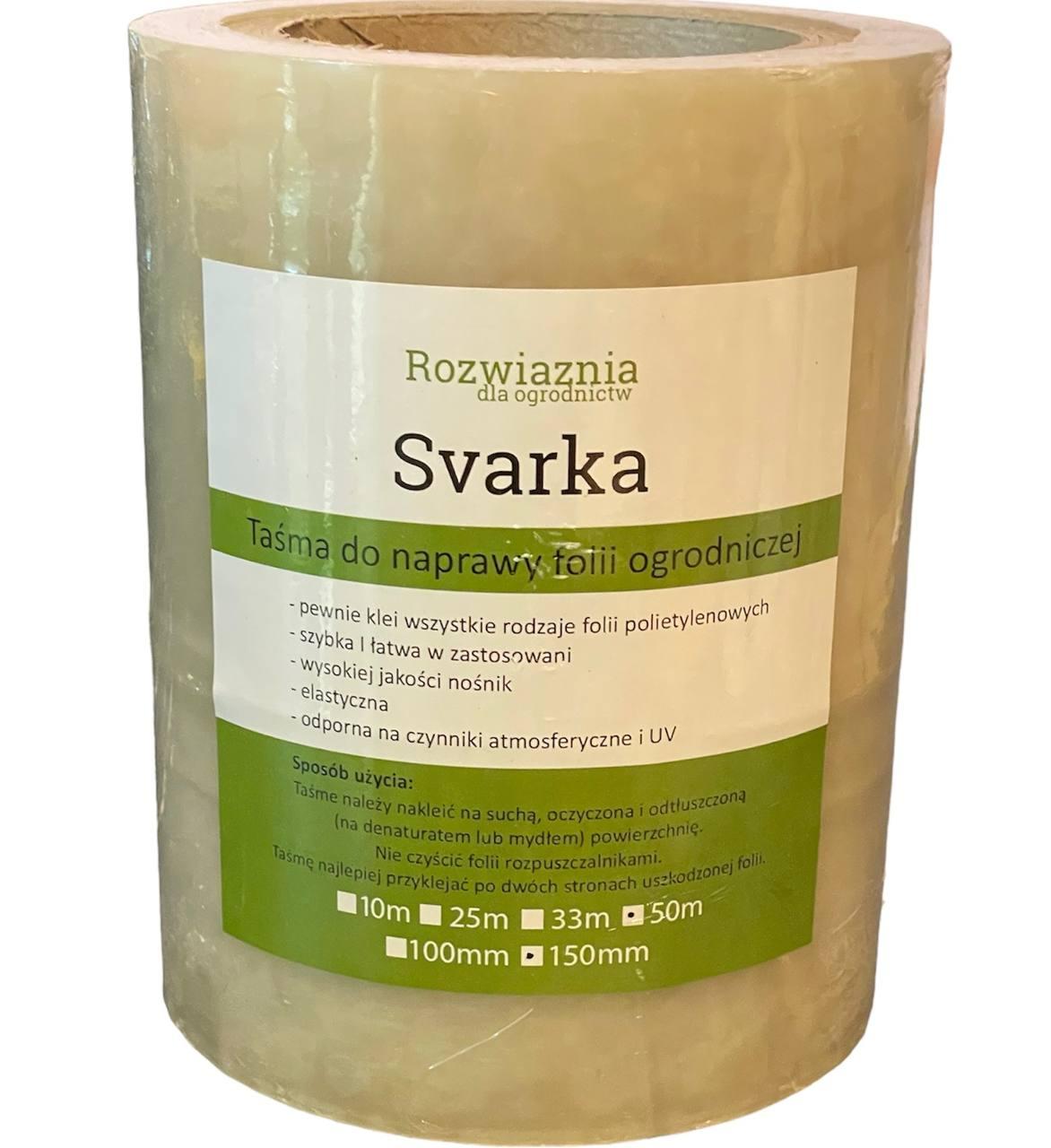 Скотч для ремонту тепличних плівок Svarka 15 см, 50 м, 100 мкм