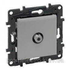 NILOE STEP Розетка TV тип F "зірка", колір Алюміній