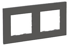 NILOE STEP Рамка 2-постова, колір Сталь