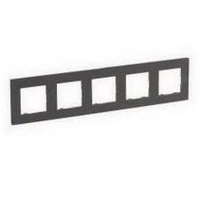 NILOE STEP Рамка 5-постова, колір Сталь