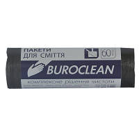 Пакети для сміття Buroclean чорні 60 л 40 шт. (4823078910653) m