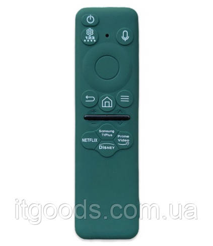 Силіконовий захисний чохол для пульта Samsung BN59-01432A BN59-01432B BN59-01432D BN59-01432J (темно-зелений)
