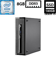 Комп'ютер HP ProDesk 400 G1 SFF/Intel Xeon E3-1225 v3 3.20GHz (4/4, 8MB)/8GB DDR3/SSD 180GB/Intel HD Graphics P4600/P4700