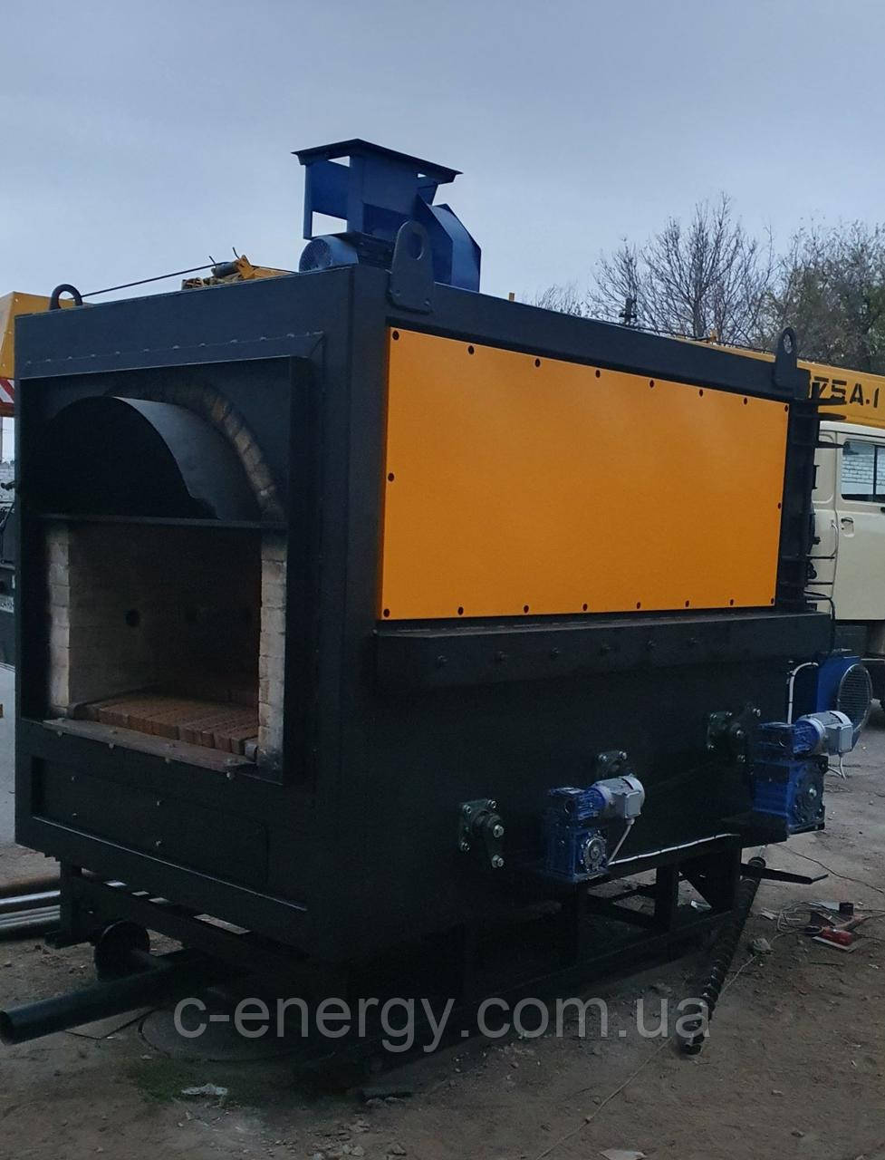 Пеллетний пальник Palnik 4000 (1200-4200 кВт)  Водоохолоджуваний