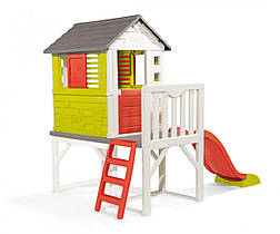 Дитячий будиночок Літній відпочинок з гіркою (150 см) Maison Pilotis Smoby 810800