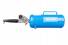 Бустер інфлятор для ударного накачування шин  AL-FA  10 бар, Ємність резервуара - 12 л, фото 4