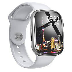 Смарт годинник спортивний з підтримкою дзвінків Smart Watch BOROFONE BD6 Срібний