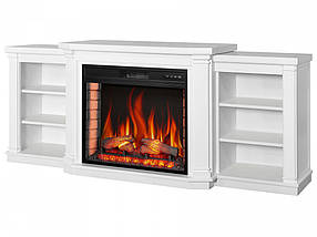 Декоративний електричний камін з порталом, камінокомплект з обігрівом ArtiFlame Parliament AF28S Білий, фото 3