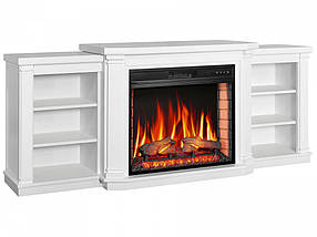 Декоративний електричний камін з порталом, камінокомплект з обігрівом ArtiFlame Parliament AF28S Білий, фото 2