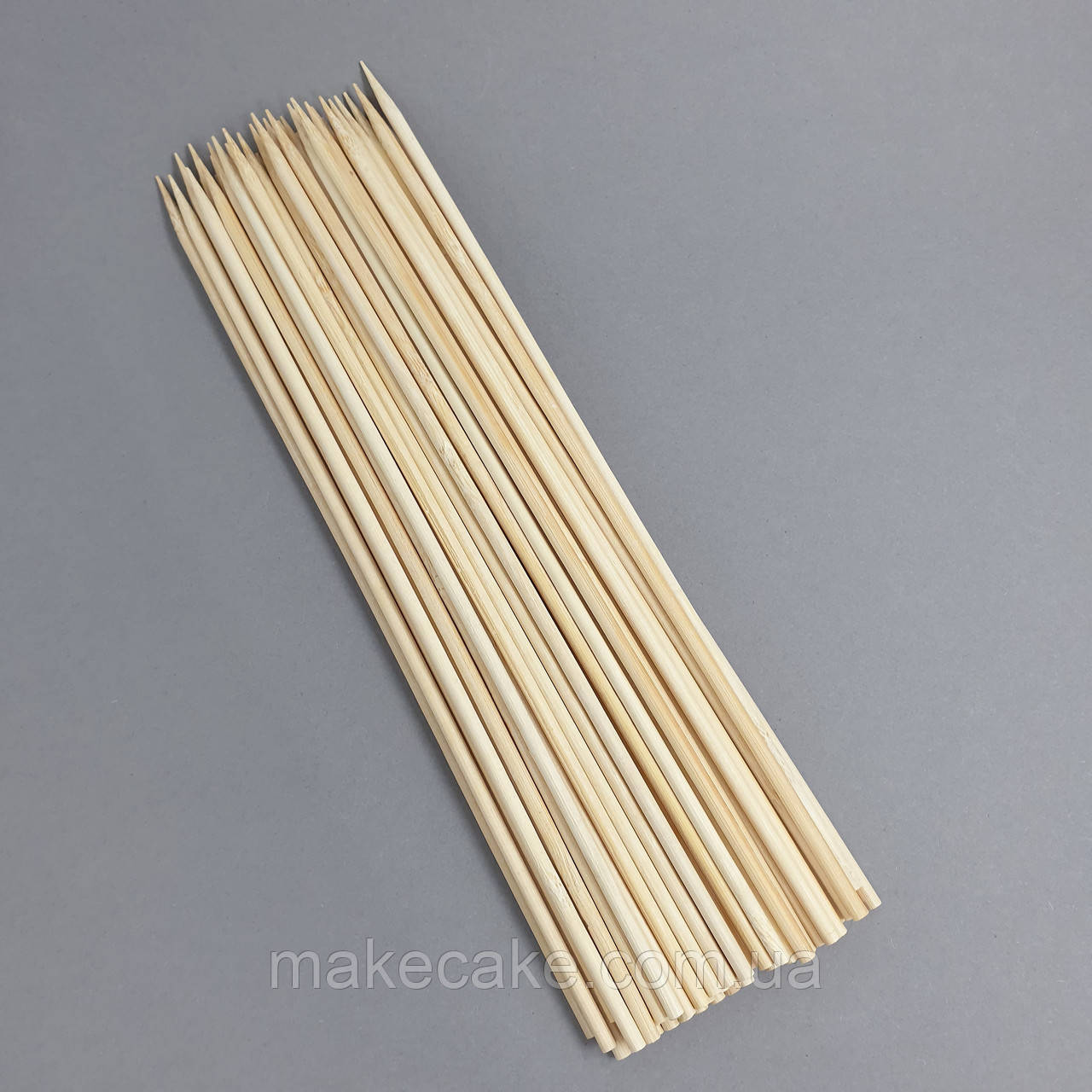Дерев'яні шпажки (бамбукові палички) 25 см — 100 шт