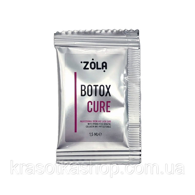 Ботокс для брів і вій Botox Cure ZOLA, 1.5 мл (в саше)